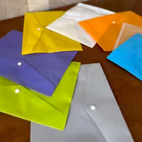 پوشه دکمه دار A4 - کیفیت و رنگ درجه یک - پاکت دکمه دار مارال