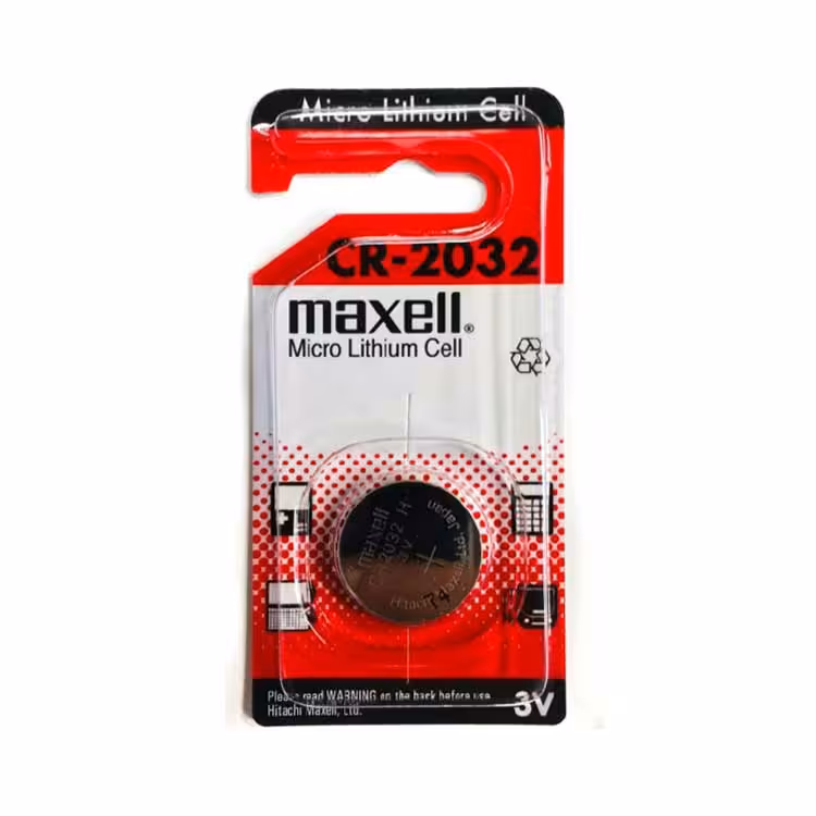 باتری سکه ای maxell مدل CR2032 تک پک
