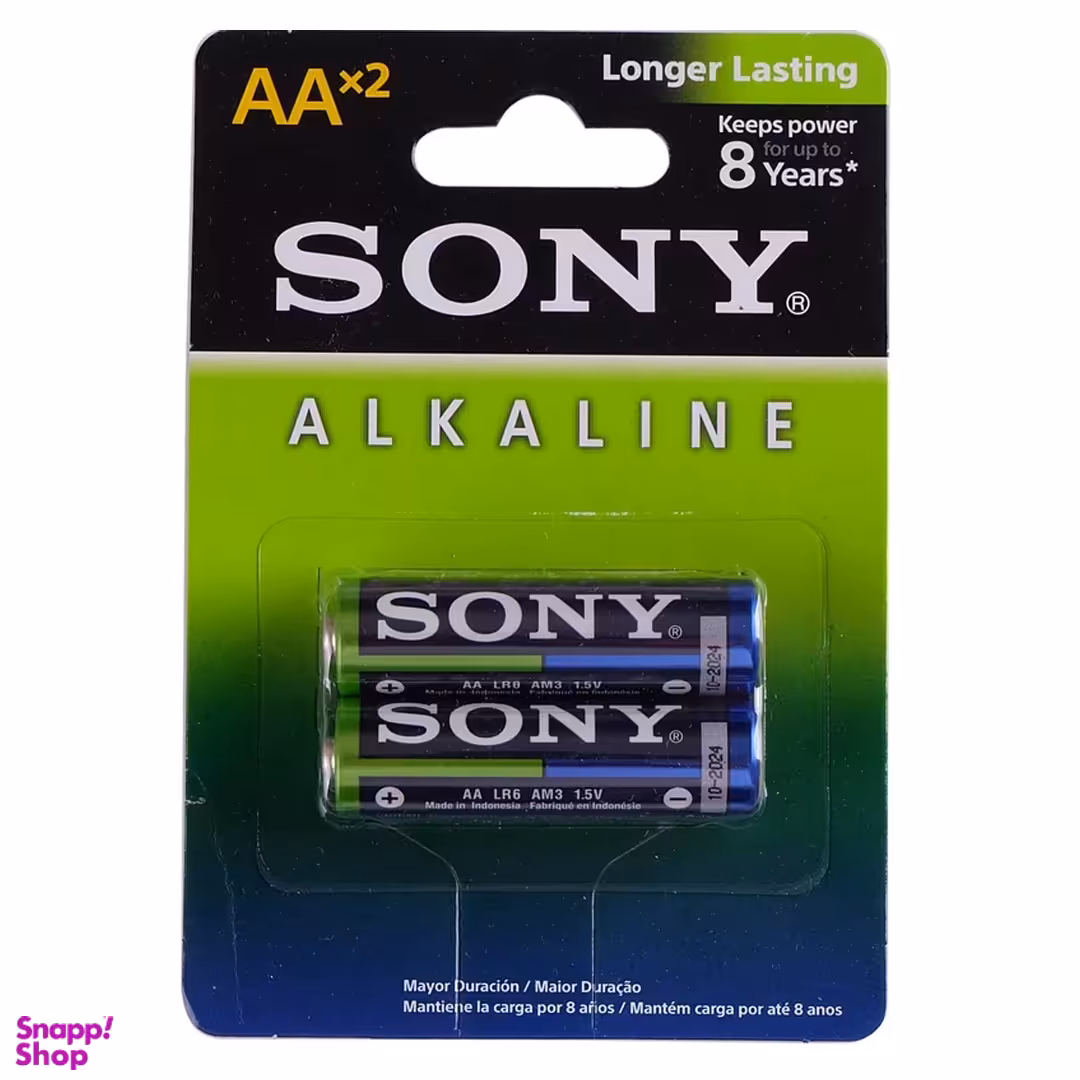 باتری قلمی سونی مدل Alkaline بسته 2 عددی