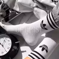 جوراب ساقدار آدیداس نخ پنبه فری سایز