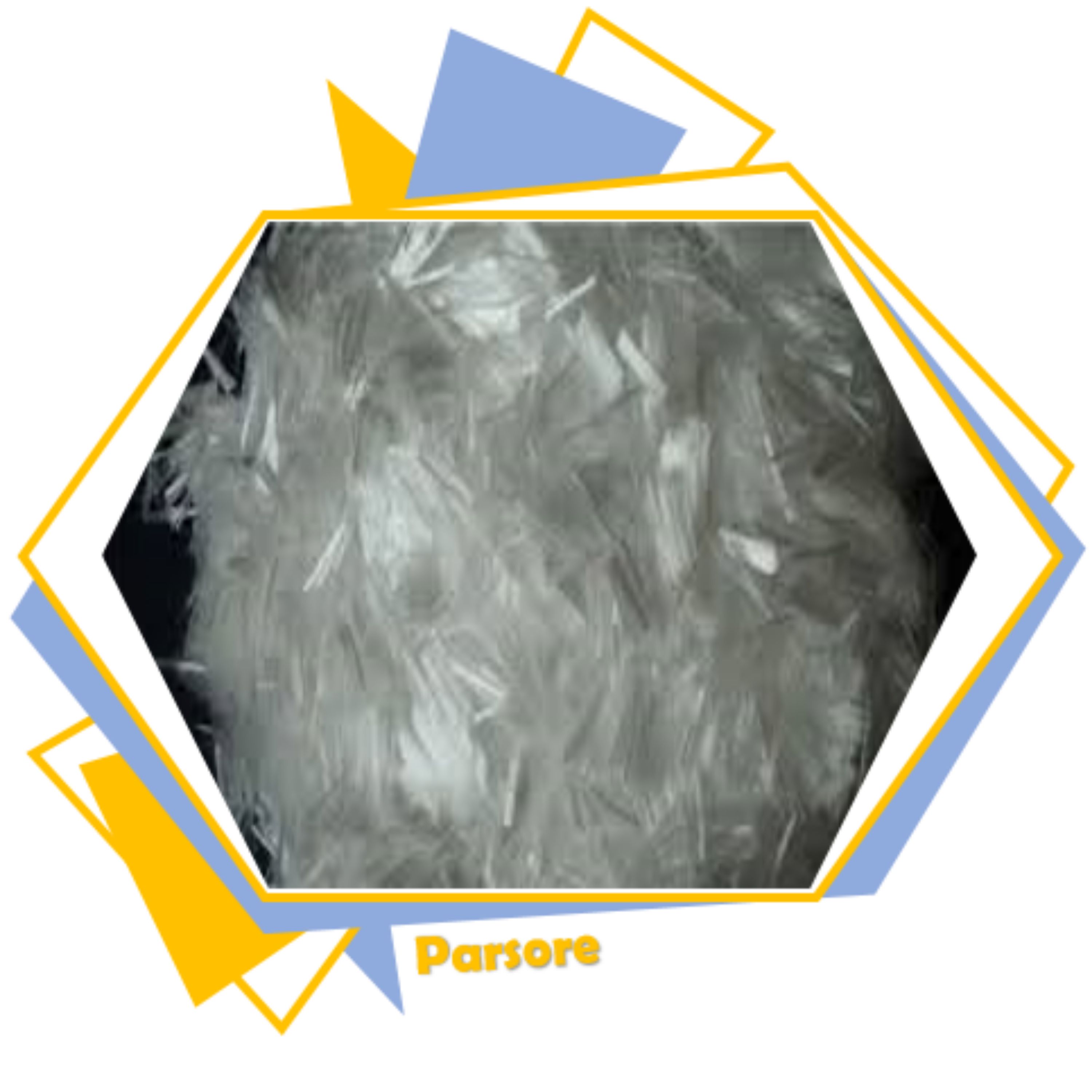 الیاف شیشه چاپد سایز 6 میلی متر  1 کیلویی