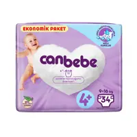 پوشک بچه جان به به (Canbebe) سایز  4مثبت (34عددی)