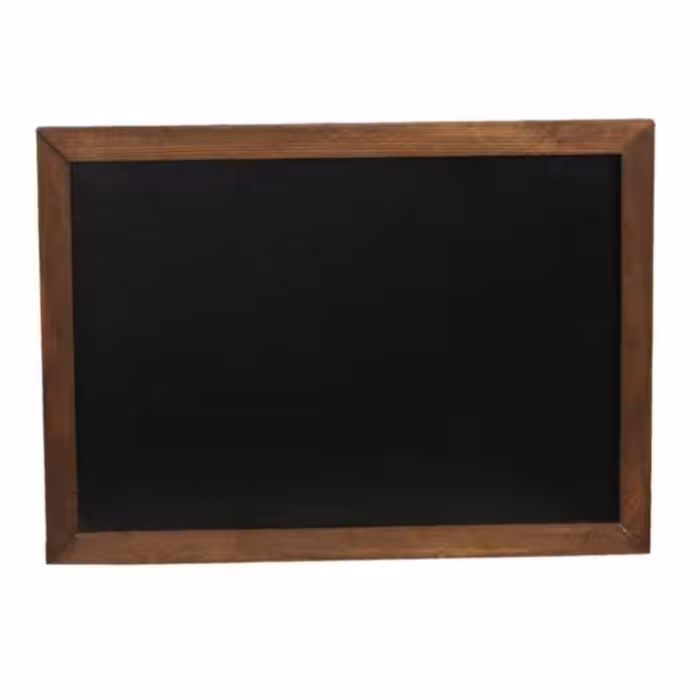 تخته سیاه سایز 40 در 60 سانتیمتر قاب چوب روس