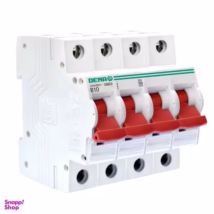 فیوز مینیاتوری چهار پل 10 آمپر دنا الکتریک مدل AL-A02