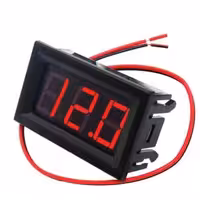 مجموعه 4 عددی ماژول ولتمتر سایز 0.56 اینچ 2 سیمه روپنلی قرمز DC4.5-30V