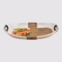 ظرف پخت و پز سرامیکی دسته سیلیکون یونیک کد 1098