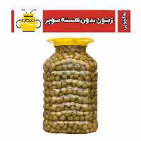 زیتون کنسروی بدون هسته سوپر (درشت) پت 10 کیلویی(ارسال با اتوبوس)