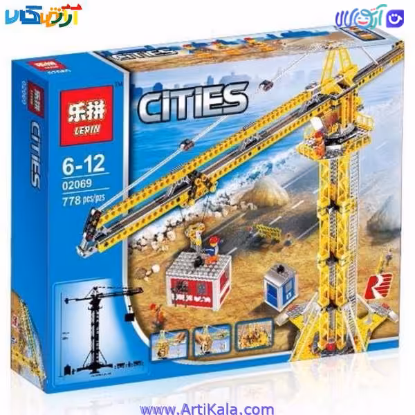 لگو جرثقیل بزرگ CRANE