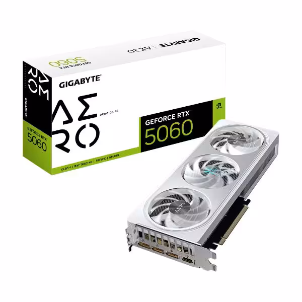 کارت گرافیک گیگابایت مدل GeForce RTX  5060 TI  AERO OC 8G