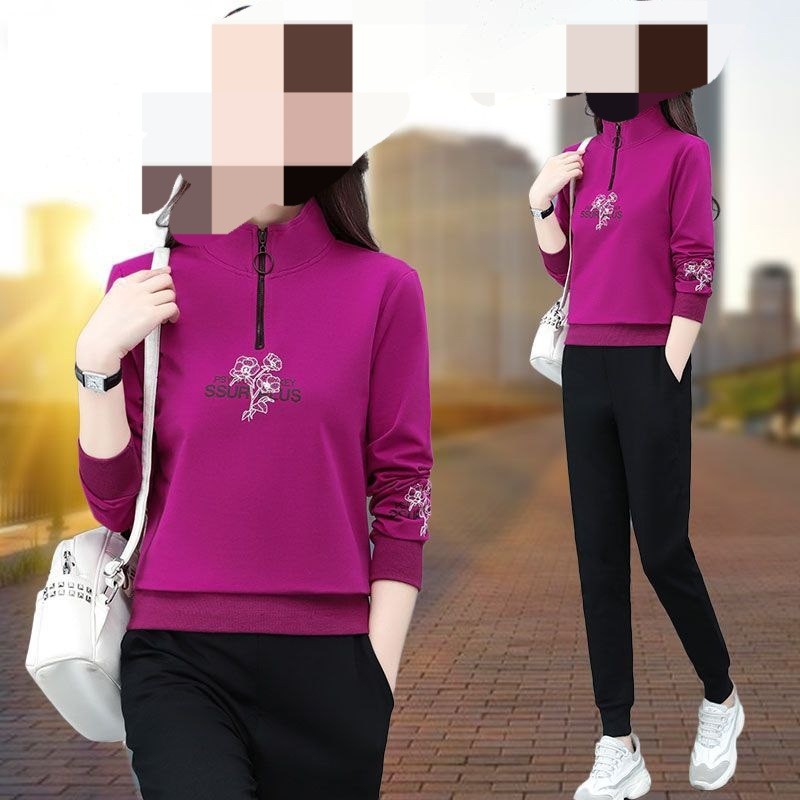 ست اسپورت پاییزه سویشرت و شلوار خارجی