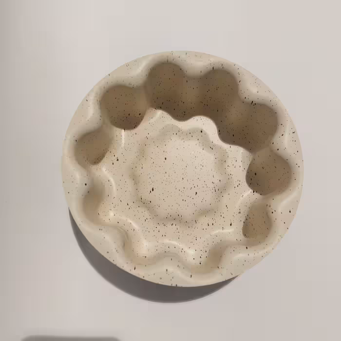 قالب ته چین دونفره افتابگردان درب دار