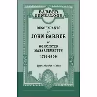 کتاب زبان اصلی Barber Genealogy اثر John Barber White
