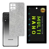 برچسب پوششی MultiNano مدل X-G1F-Silver برای پشت موبایل سامسونگ M62 - F62