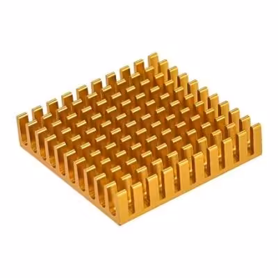 مجموعه 4 عددی هیت سینک طلایی مربعی سایز 45x45x10mm