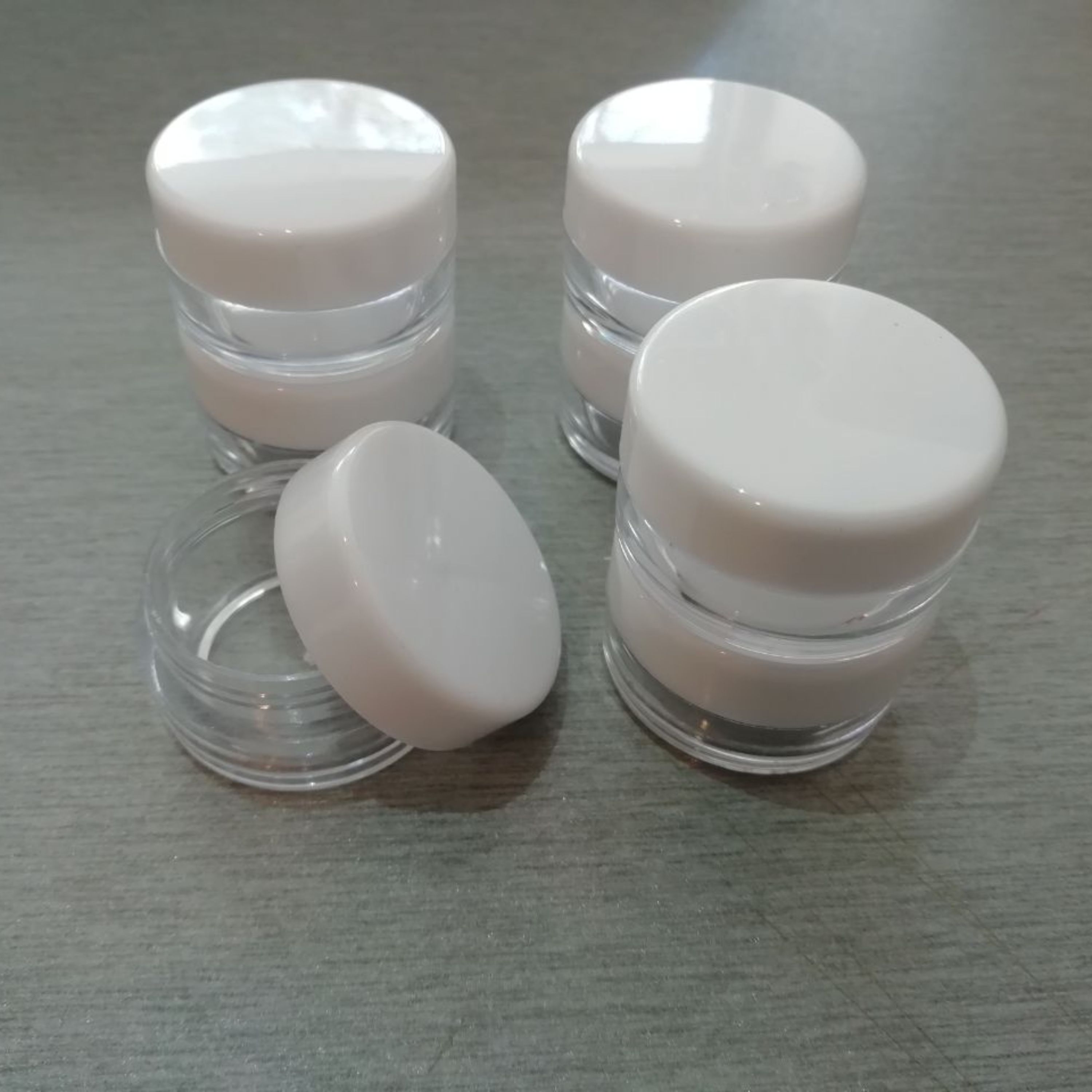 قوطی درب دار 5 گرمی شفاف (لاکی) پک 50 عددی