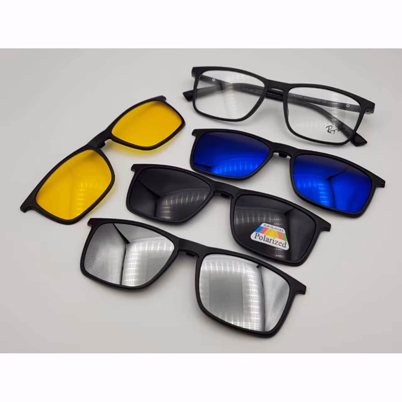 عینک طبی کاوردار مگنتی زنانه و مردانه ری بن مدل tr2249