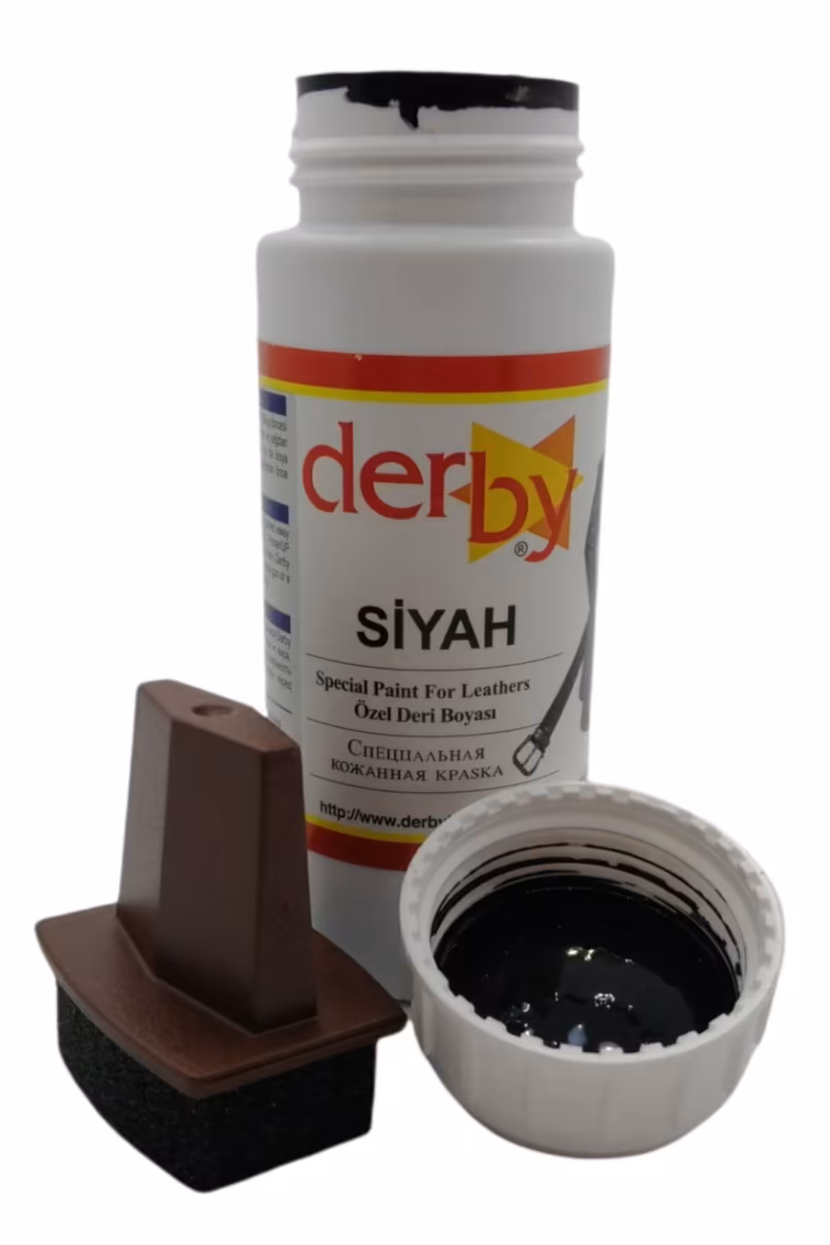 مراقبت کفش مشکی روتختی روکش چرمی 100 میل و اسفنج بخار 1 قطعه Derby