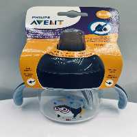 لیوان اب میوه خوری کودک اونت  دسته دار ضد چکه فیلیپس اونت 260 میلی لیتر Avent