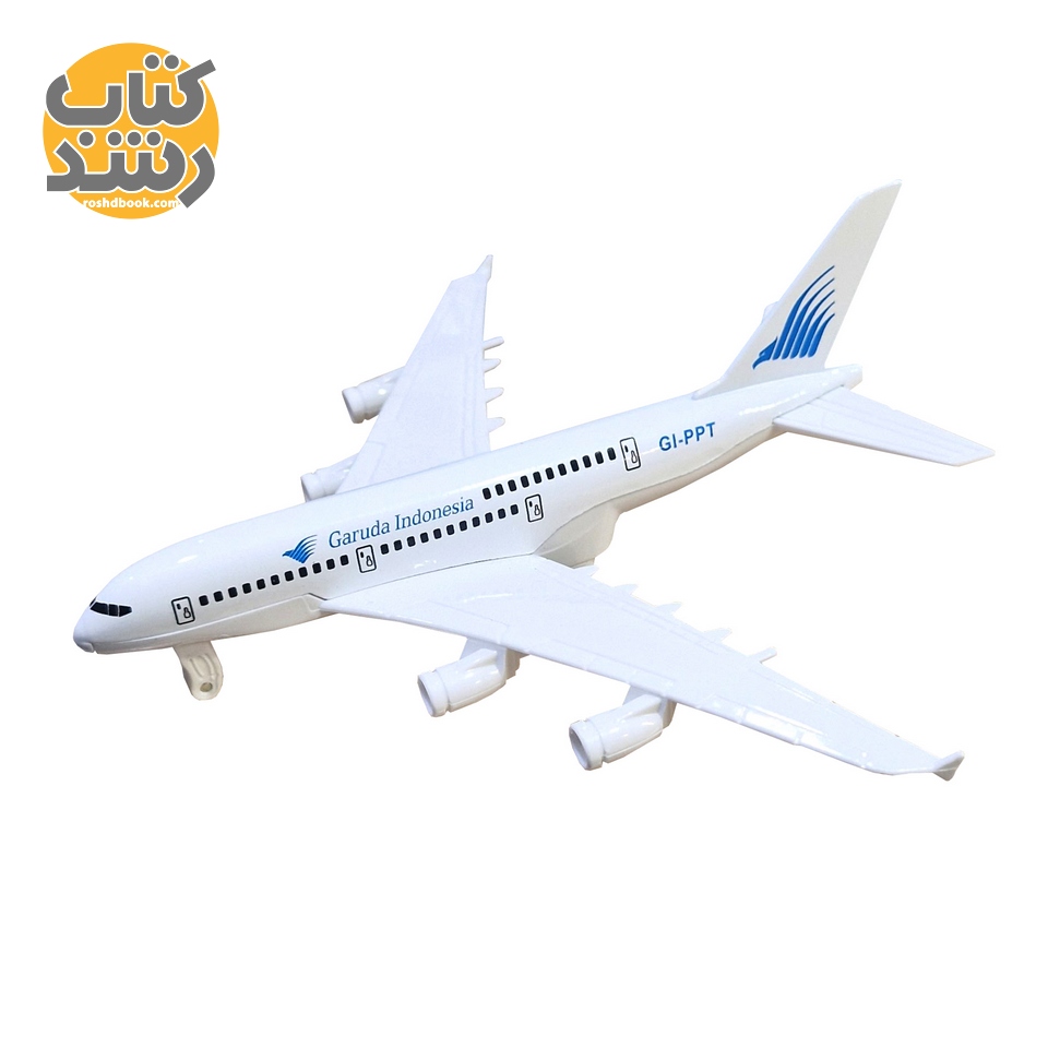 اسباب بازی هواپیما مسافربری عقب کش موزیکال
