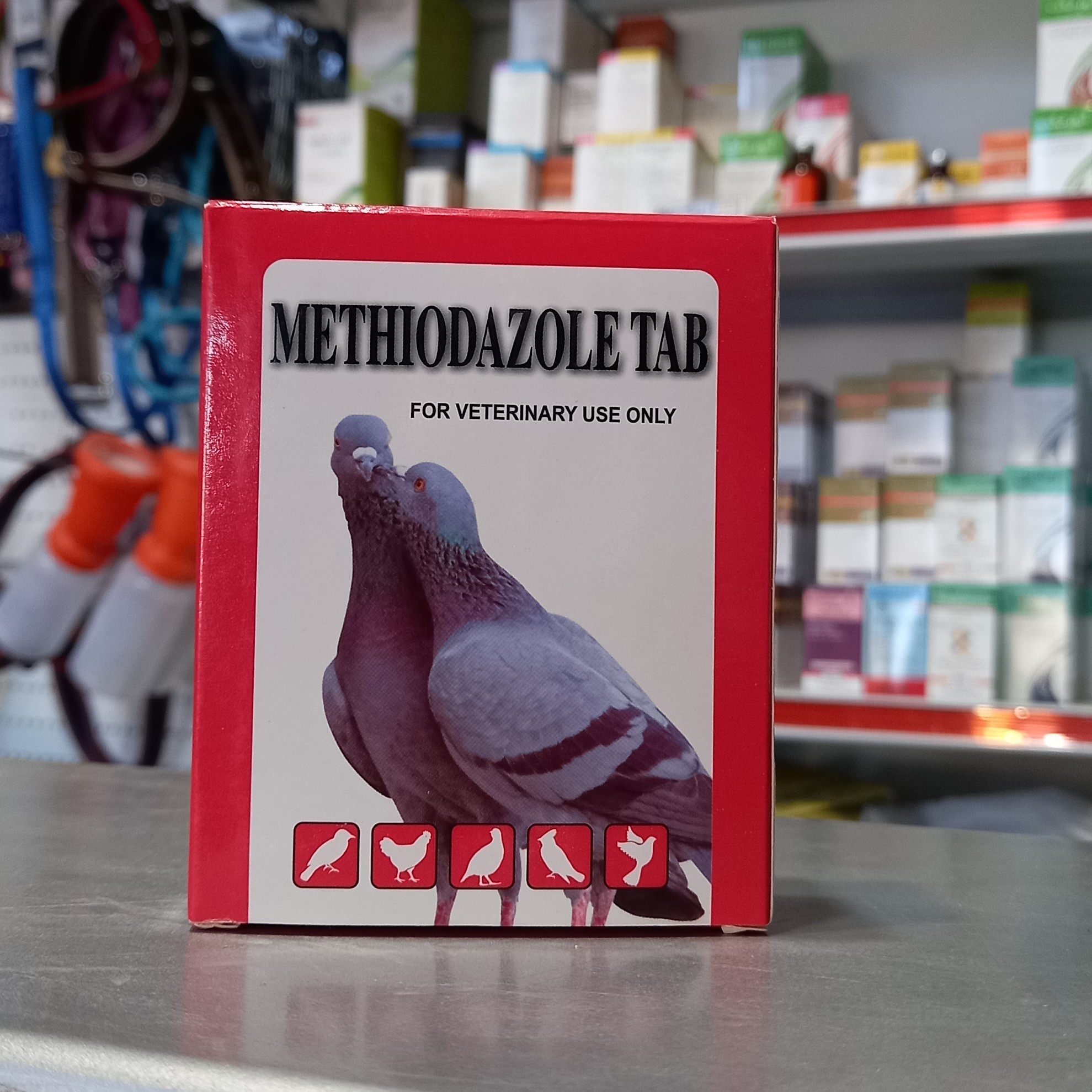 مترونیدازول برای پاکسازی کبد قبل از جفت و  انگل زدایی کبوتر  Methiodazole ورق ده تایی


