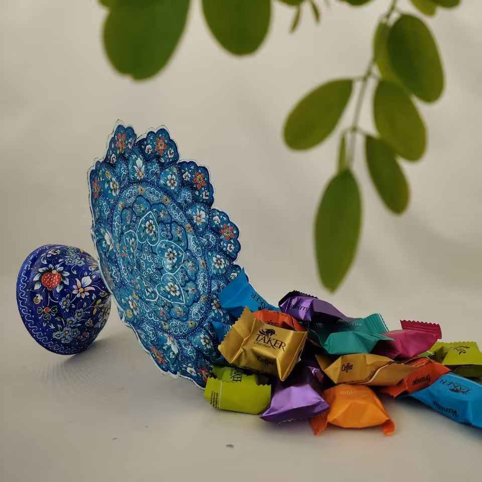 شیرینی خوری مینا کاری