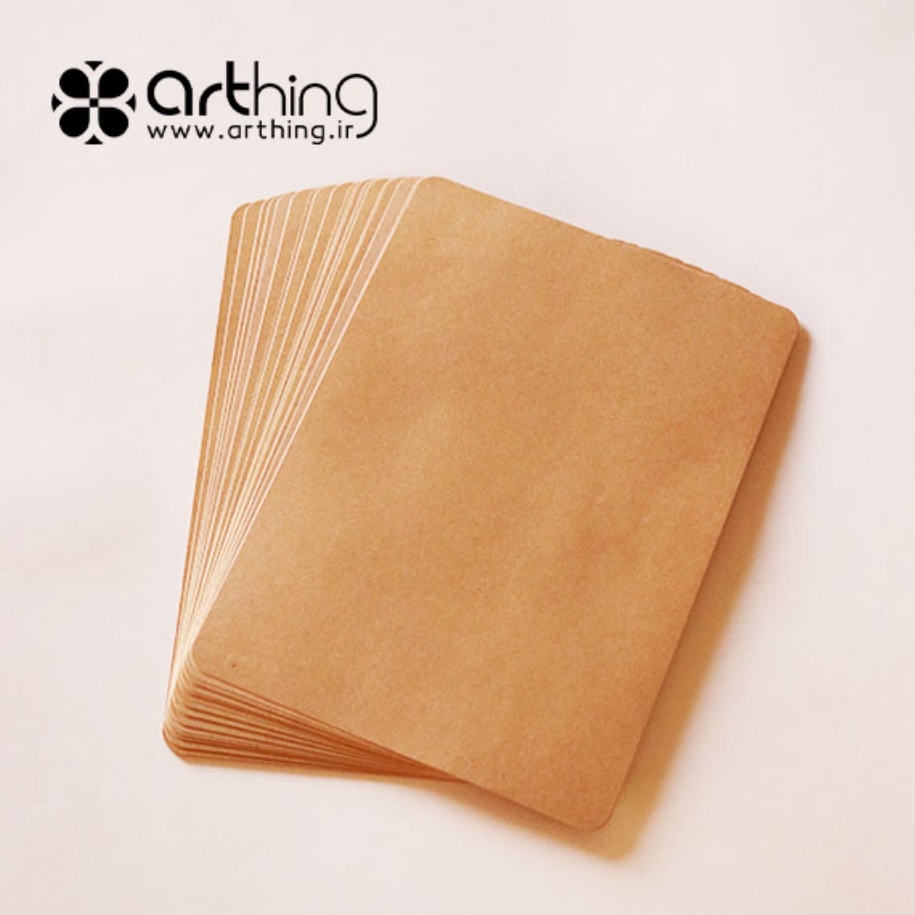 کاغذ کرافت دورگرد سایز A4 (100 تایی)
