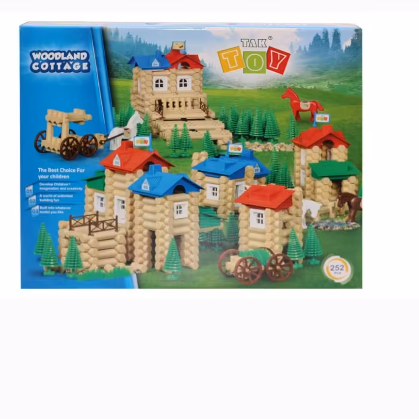 اسباب بازی فکری کلبه جنگلی 252قطعه تک توی لگو ساختنی