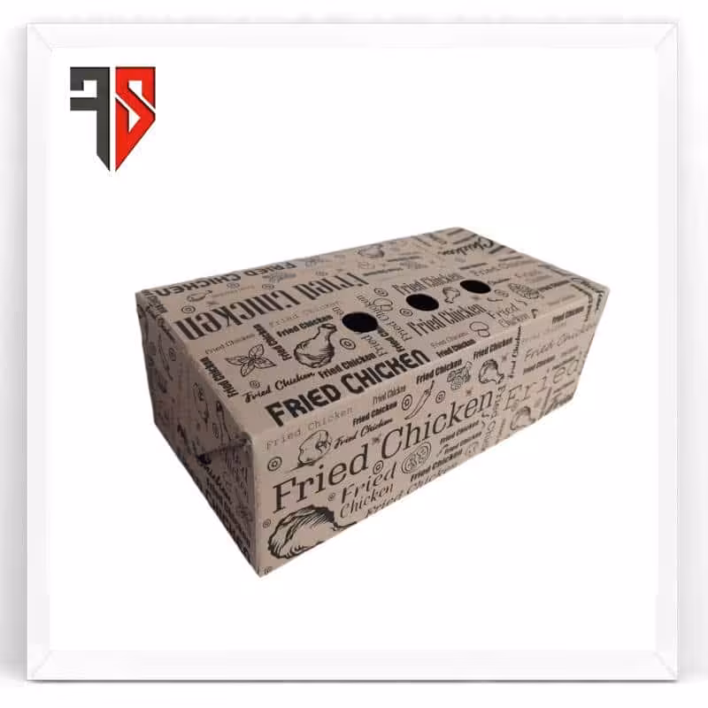 جعبه سوخاری کرافت چاپ عمومی (250عددی) - مرکز فروش ملزومات کافه رستوران فرزان