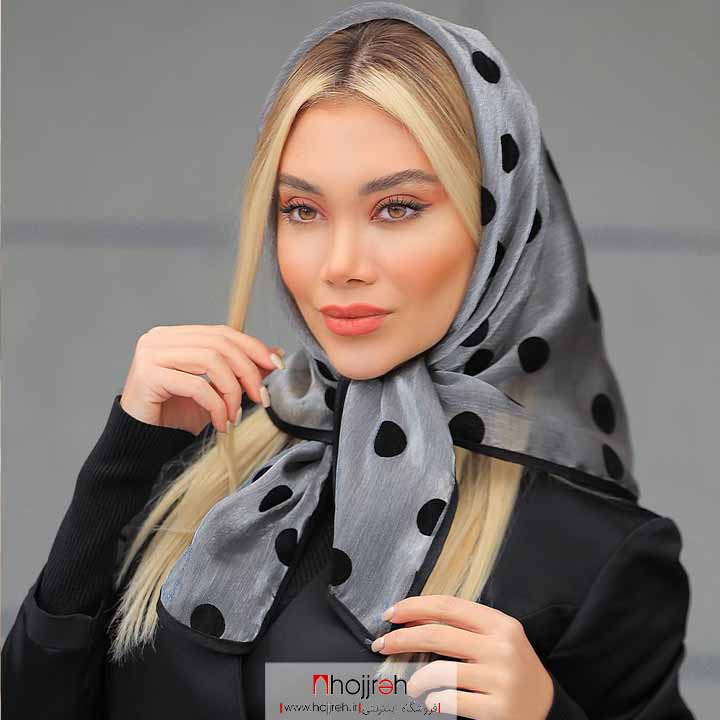 اطلاعات ، قیمت و خرید روسری مینی اسکارف اورگانزا طرح توپ توپی کد D221
