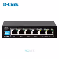 سوییچ 6 پورت POE دی لینک مدلDES-F1006P-E