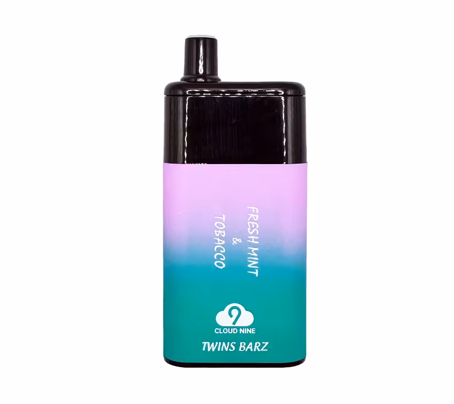 خرید و قیمت پاد TWINS BARZ با دو طعم نعناع و تنباکو 7000 پف