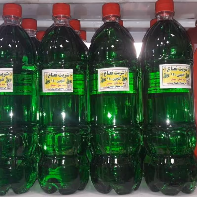 شربت لذیذ و گوارای نعنا