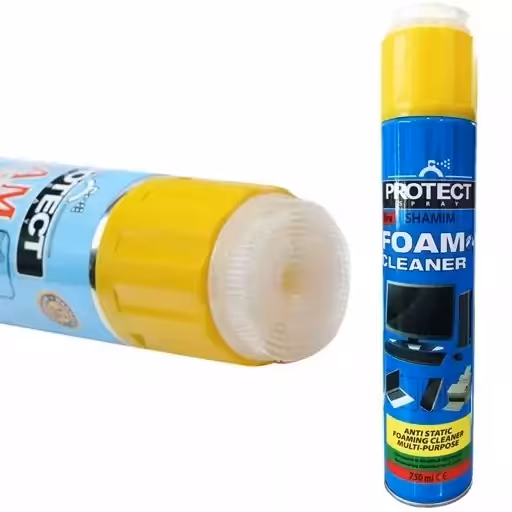 اسپری پروتکت مناسب نظافت لوازم الکترونیکی و قطعات و همچنین کیس کامپیوتر  و مانیتور و کلیه سطوح(اسپری پروتکت)