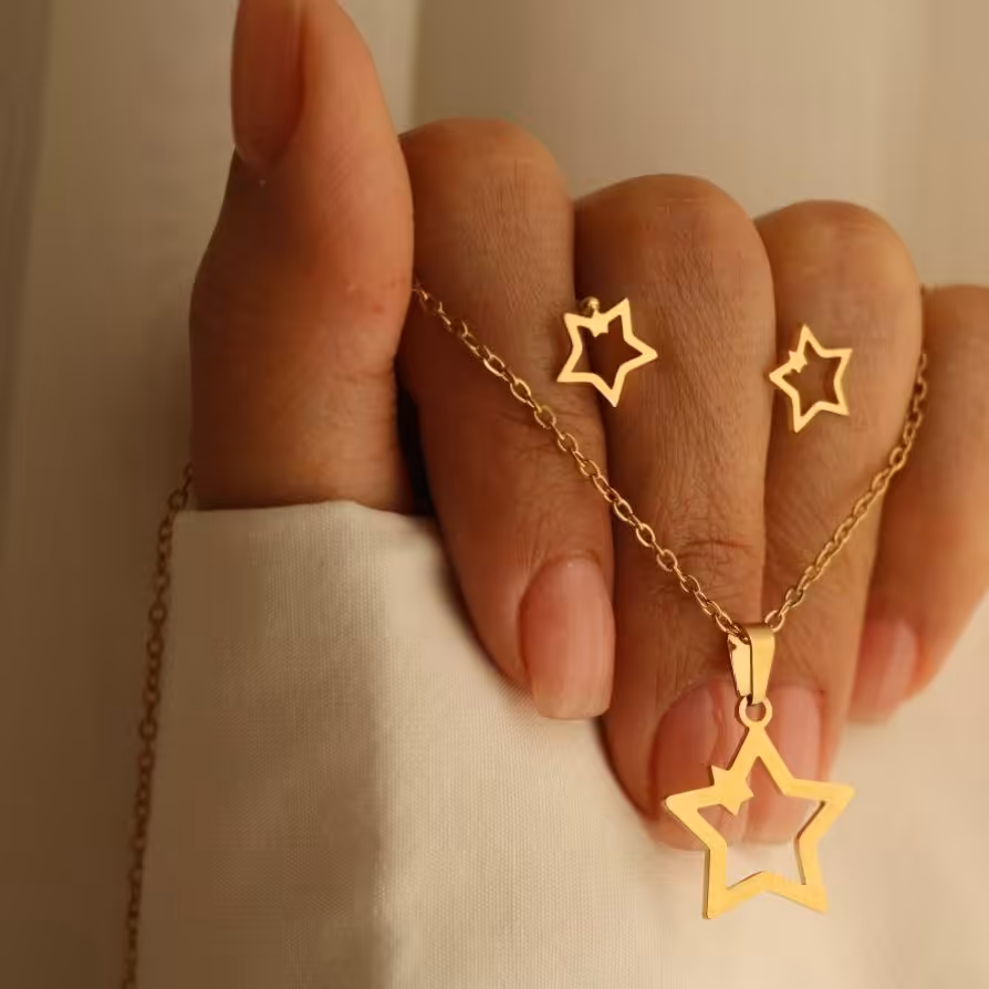 نیم ست استیل ستاره