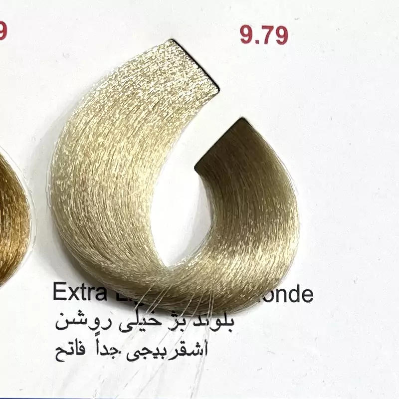 بلوند بژ خیلی روشن 979 ،رنگ مو کم آمونیاک پیلون ویک عدد اکسیدان | amazonchi