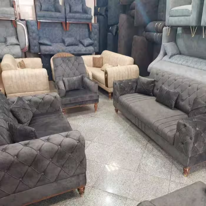 مبل راحتی چستر یونانی 7 نفره (پس کرایه)