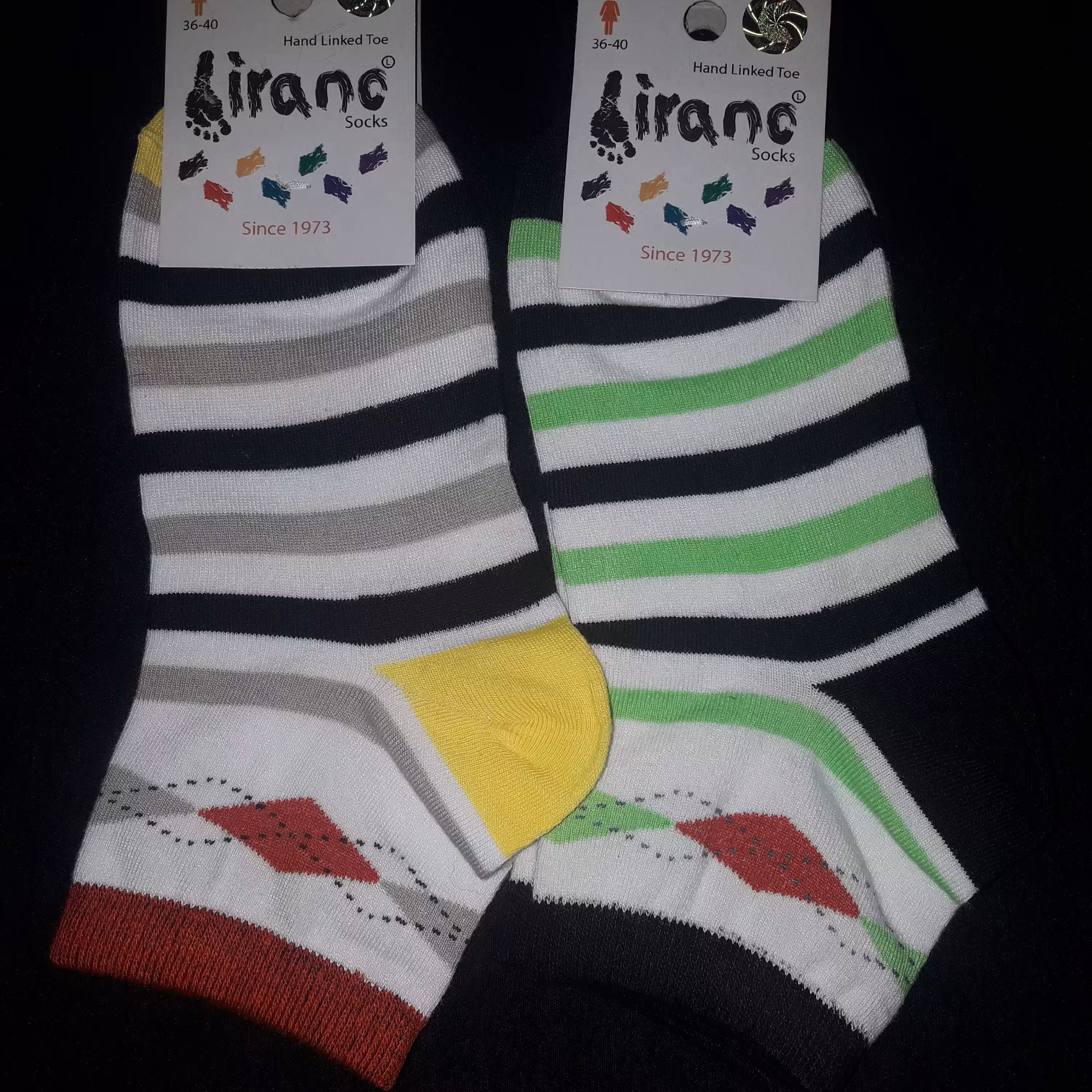 جوراب  بالای مچ دخترانه وزنانه   مناسب برای سایز36تا40 لطیف وسبک