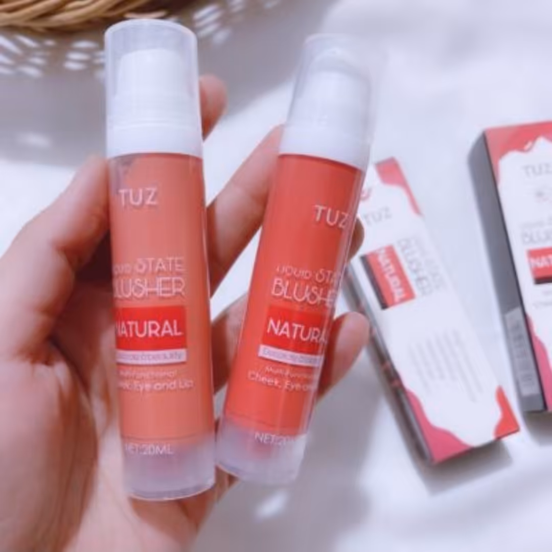 رژگونه مایع پمپی TUZ