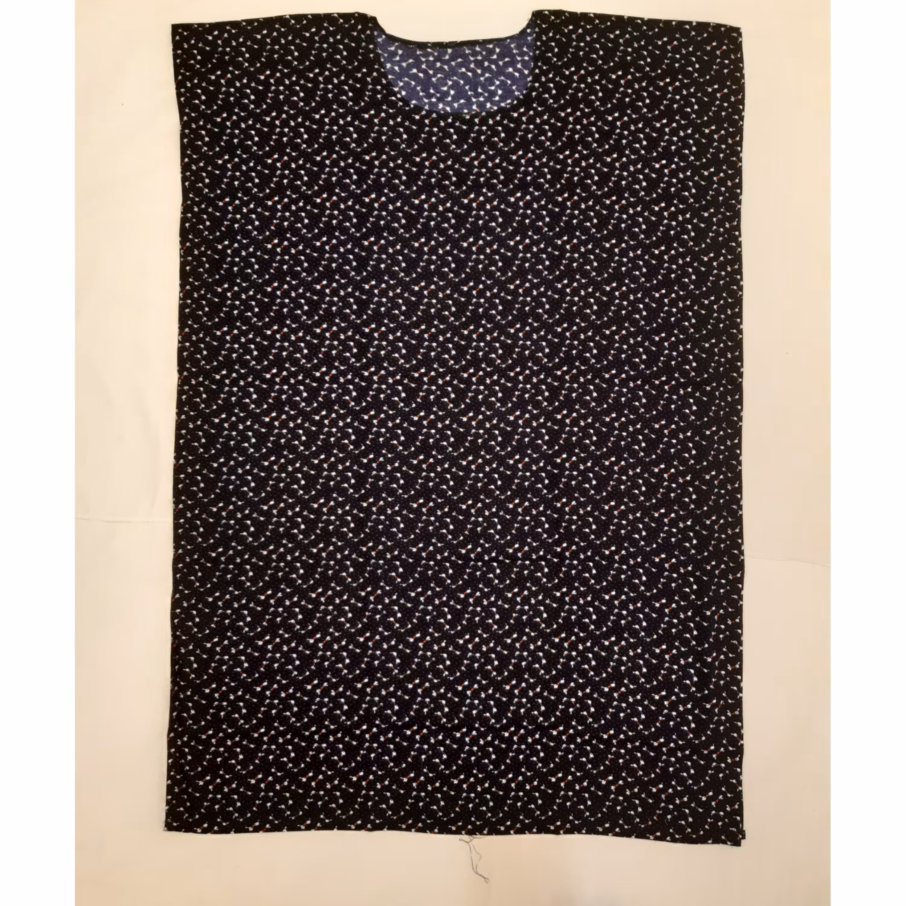 لباس زنانه کاملا نخی گل ریز بدون آستین راحتی سایز بزرگ