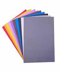 فوم رنگی  10 رنگ ساده A4  شانتی