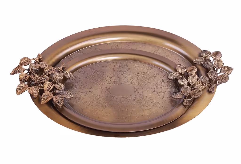 سینی پیوتر سالی نو طرح برگ