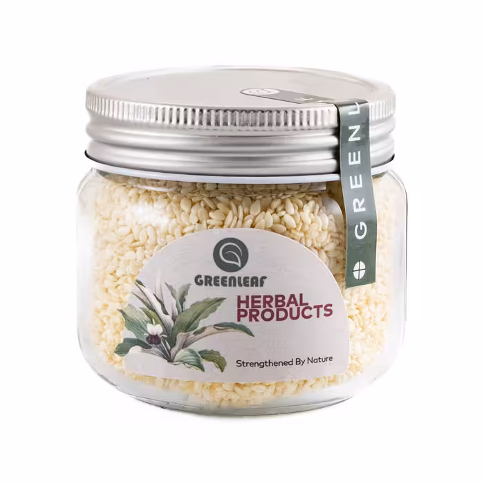 کنجد سفید ممتاز - 100 گرمی شیشه ای گرین لیف