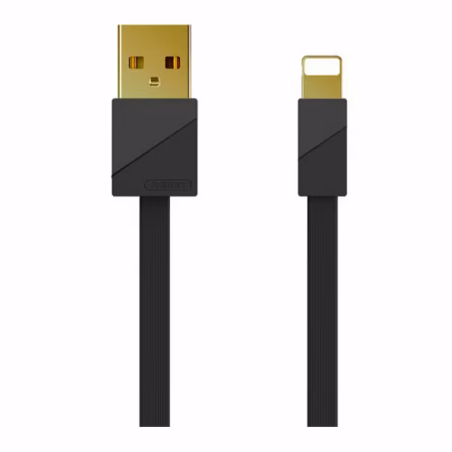 کابل تبدیل 1 متری USB به Lightning ریمکس Gold Plating RC-048i