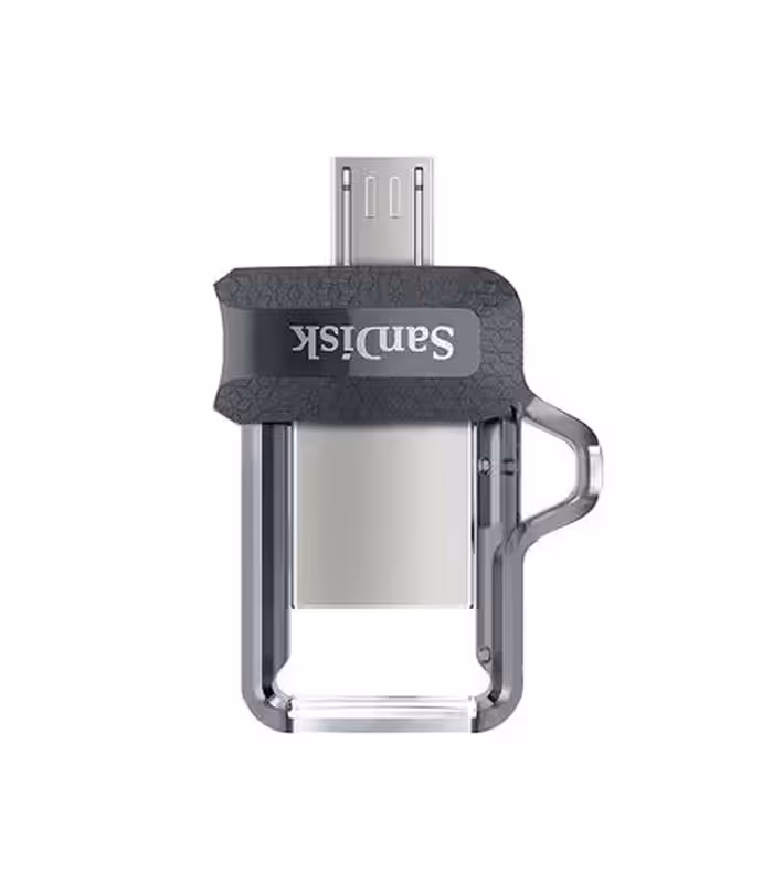 فلش مموری سن دیسک مدل Ultra Dual Drive M3.0 ظرفیت 64 گیگابایت