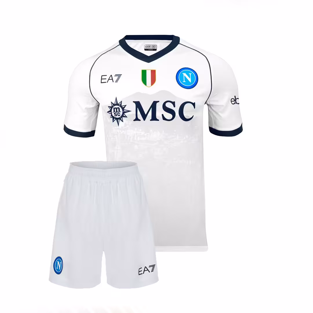 کیت دوم ناپولی فصل 2024-2023 (پیراهن شورت) ورژن هواداری