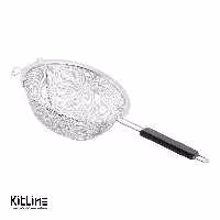 صافی استیل دسته دار مشکی 32 سانتیمتری