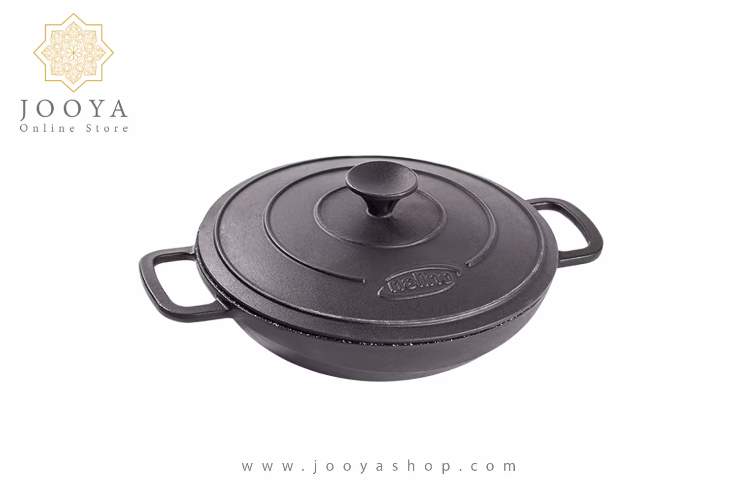 تابه ووک چدن نالینو سایز 28 (با درب چدن)