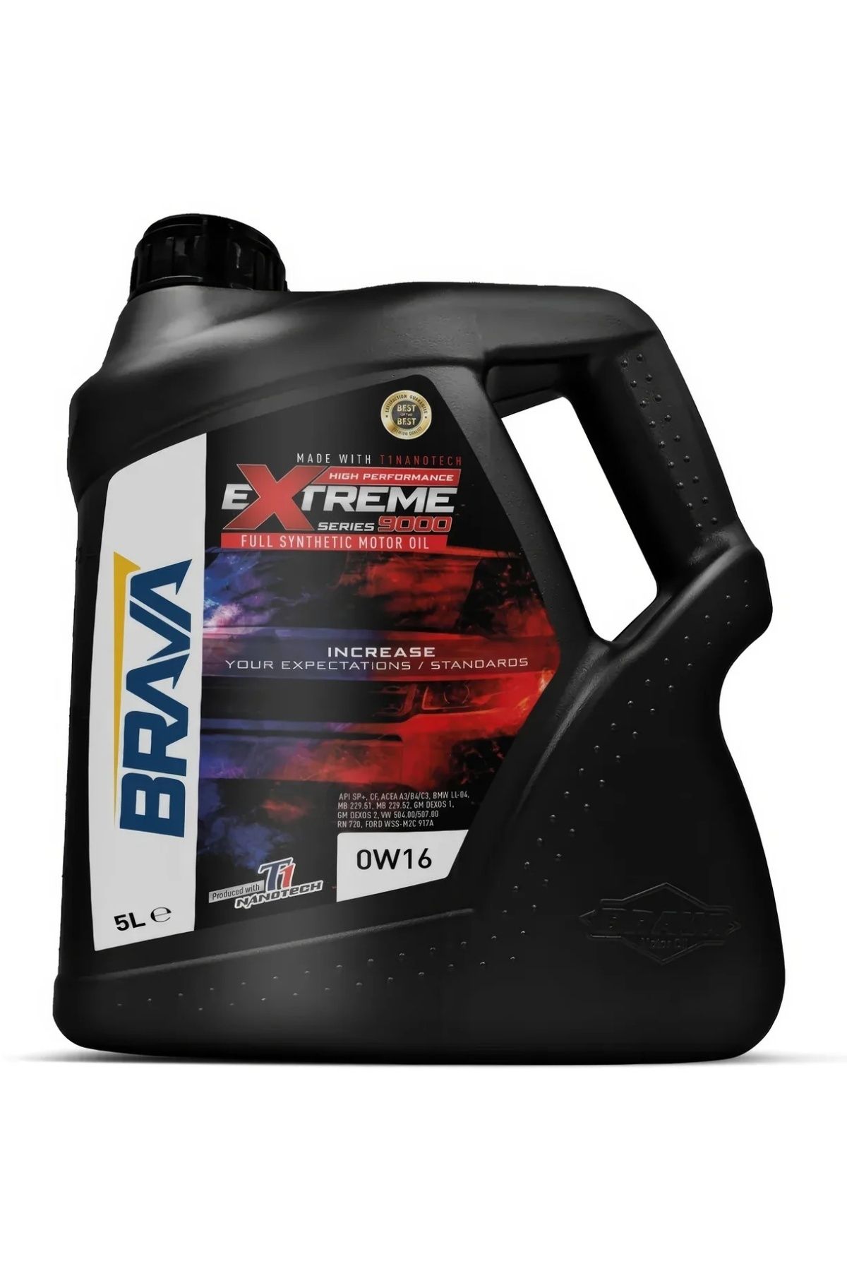 روغن و مکمل موتور EXTREME 9000 0W16 4X 5 LT سنگین Brava