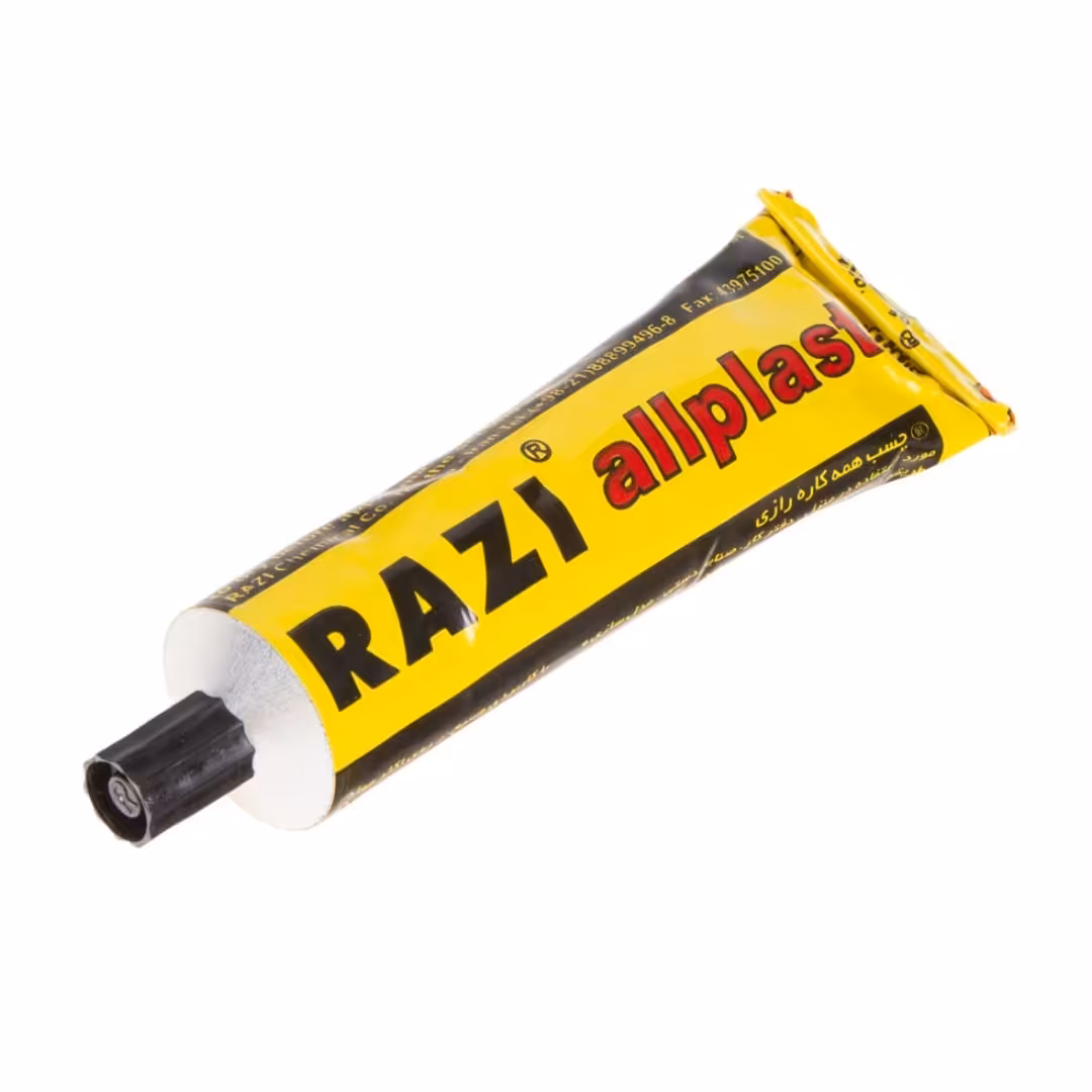 چسب همه کاره رازی بزرگ   سایز 100 میل razi allplast