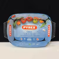 تابه مستطیل پیرکس فرانسه سایز 30 در 19 سانت PYREX 